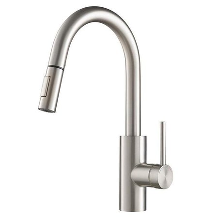 DANIEL KRAUS Kraus KPF-2620SFS Oletto Spot Free Stainless Steel Dual Function Pull Down Kitchen Faucet KPF-2620SFS